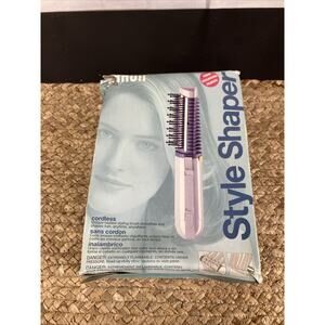 Braun‎ HS3 Cord-Free Style Shaper Compact Heated Hair Brush Energy Cell NOS